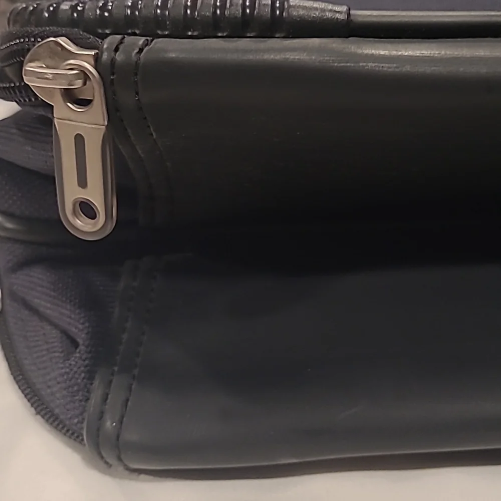 VINTAGE SANSONITE BLUE TRAVEL LAPTOP SHOULDER BAG
